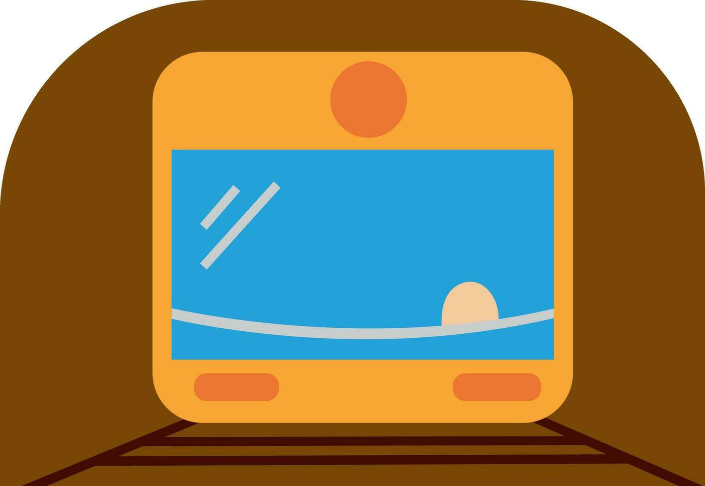 vlak stijl illustratie van trein. vector