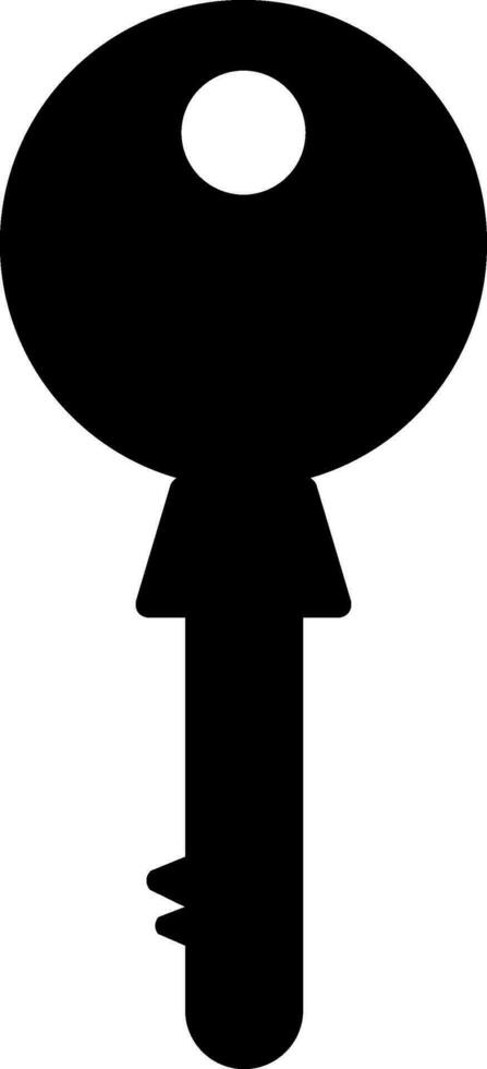 geïsoleerd illustratie van sleutel. vector