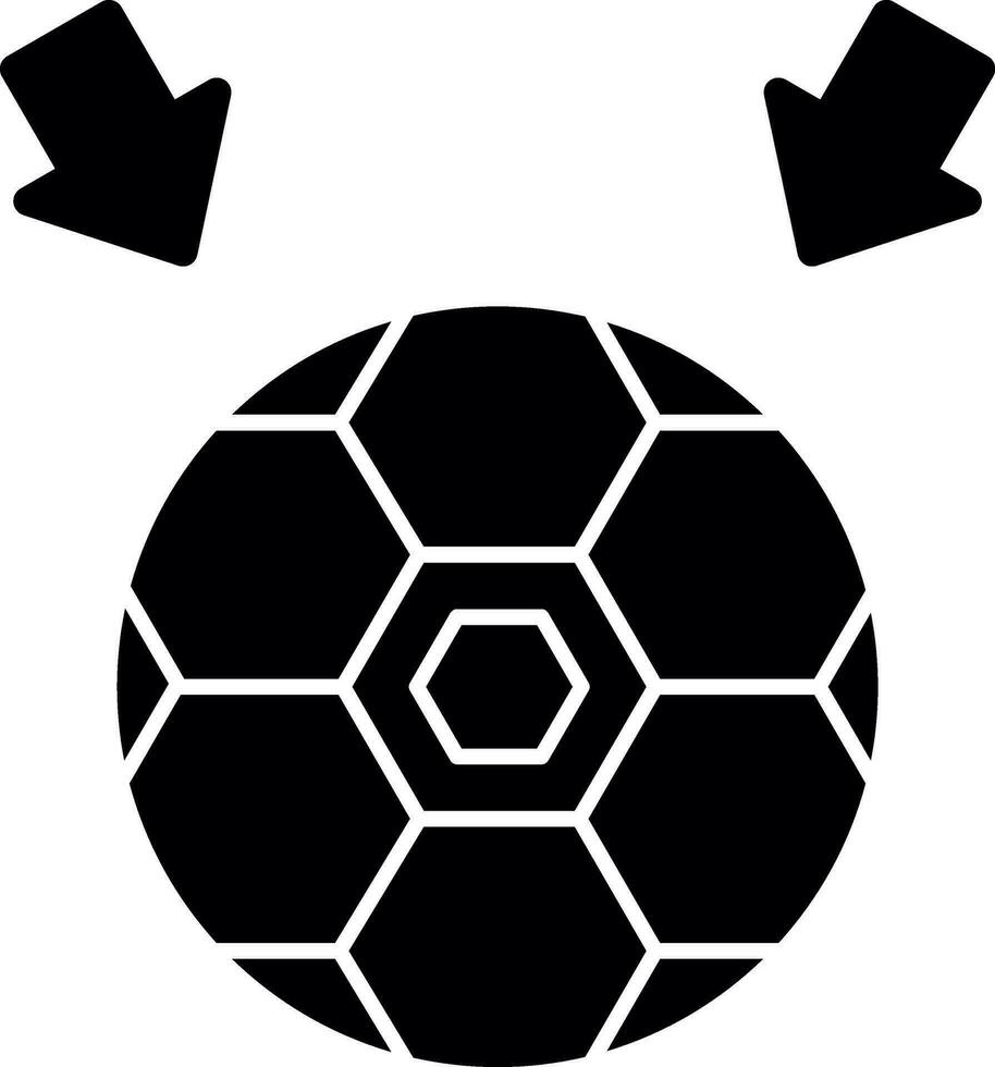 voetbal bal vector icoon ontwerp