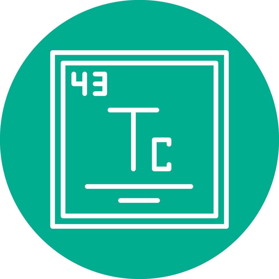 technetium vector icoon ontwerp