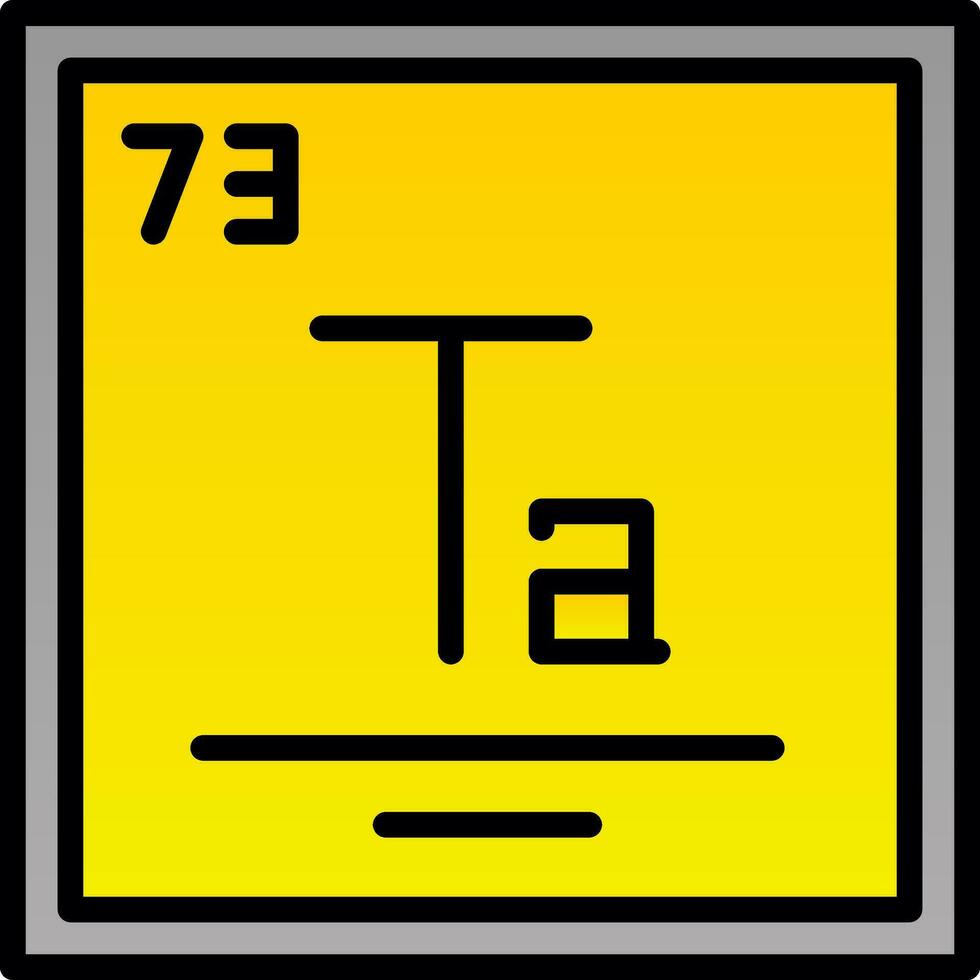 tantaal vector icoon ontwerp