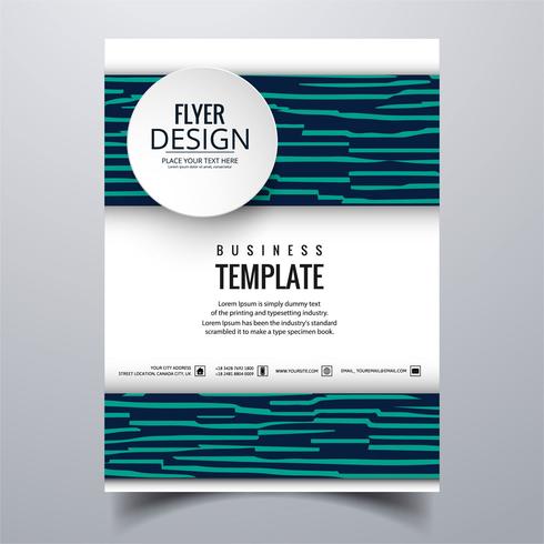 Abstracte stijlvolle buis brochure kaartsjabloon ontwerp vector