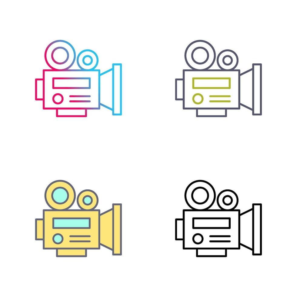 videocamera vector pictogram