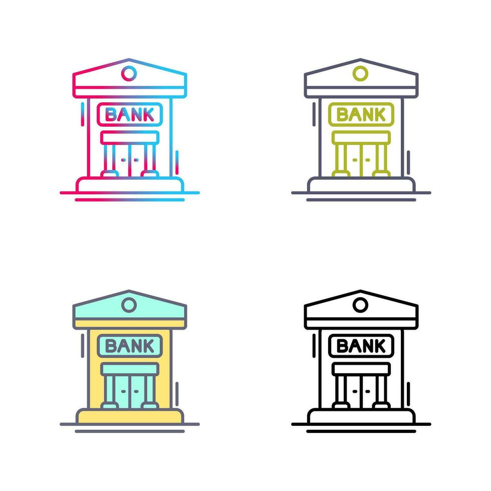 bank vector pictogram