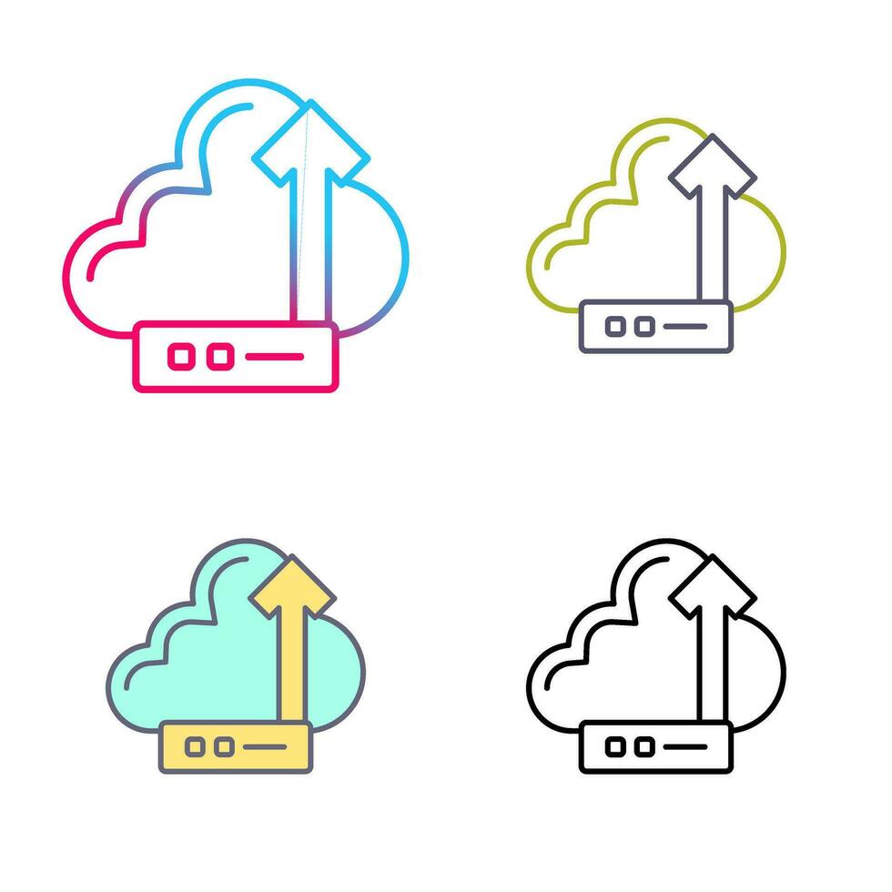 wolk vector pictogram