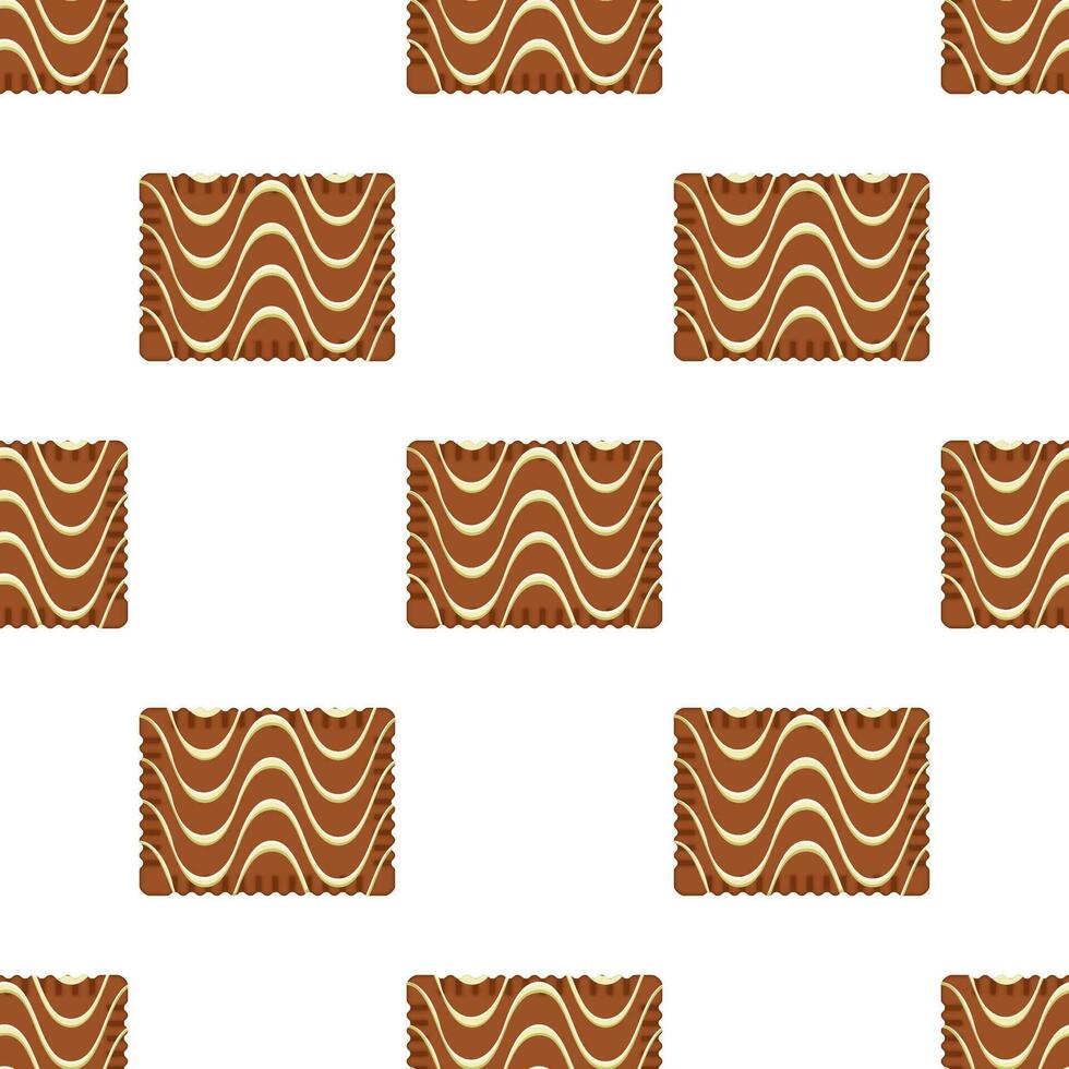 patroon eigengemaakt koekje verschillend smaak in gebakje biscuit vector