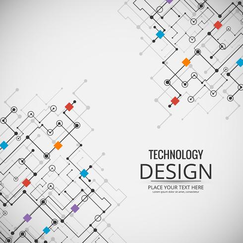 Abstracte technologie achtergrondontwerpillustratie vector