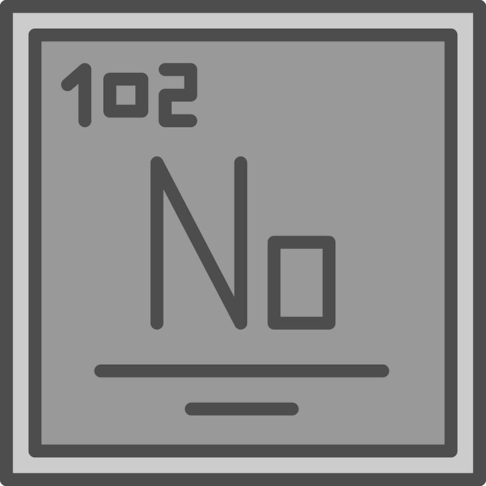 nobelium vector icoon ontwerp