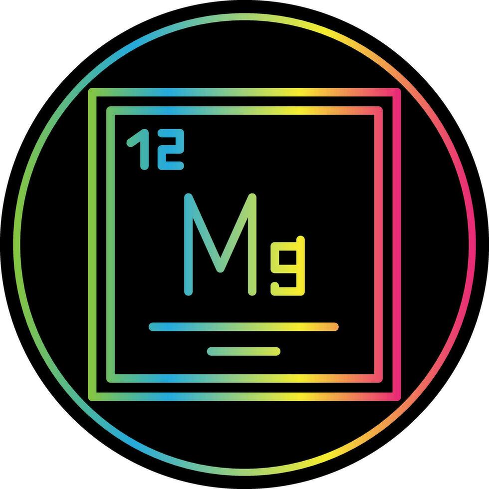 magnesium vector icoon ontwerp