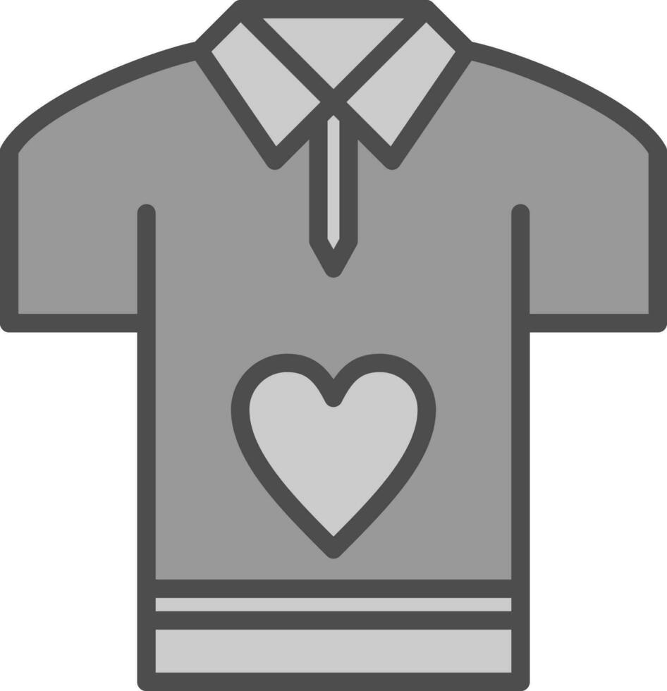 overhemd vector icoon ontwerp