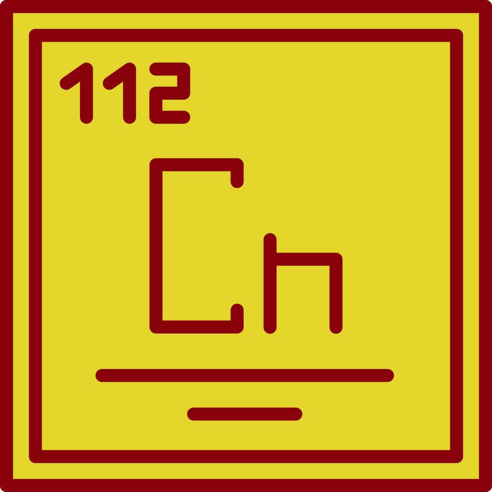 copernicium vector icoon ontwerp