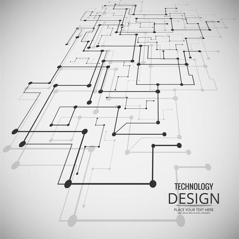 Abstracte technologie achtergrondontwerpillustratie vector