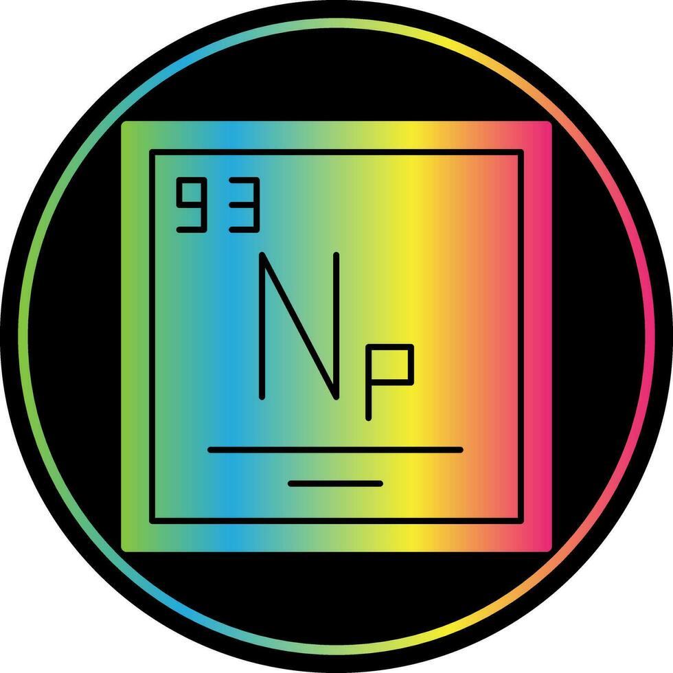 neptunium vector icoon ontwerp