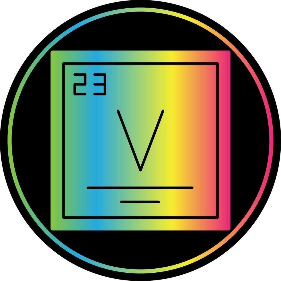 vanadium vector icoon ontwerp