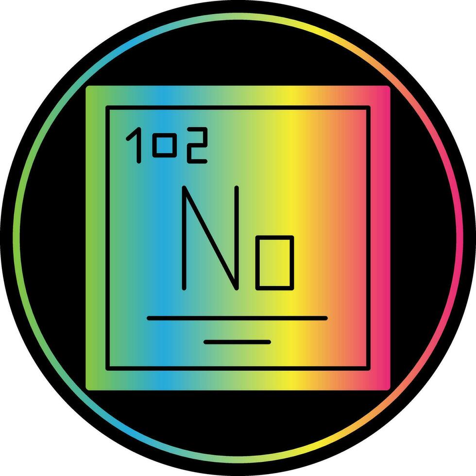 nobelium vector icoon ontwerp