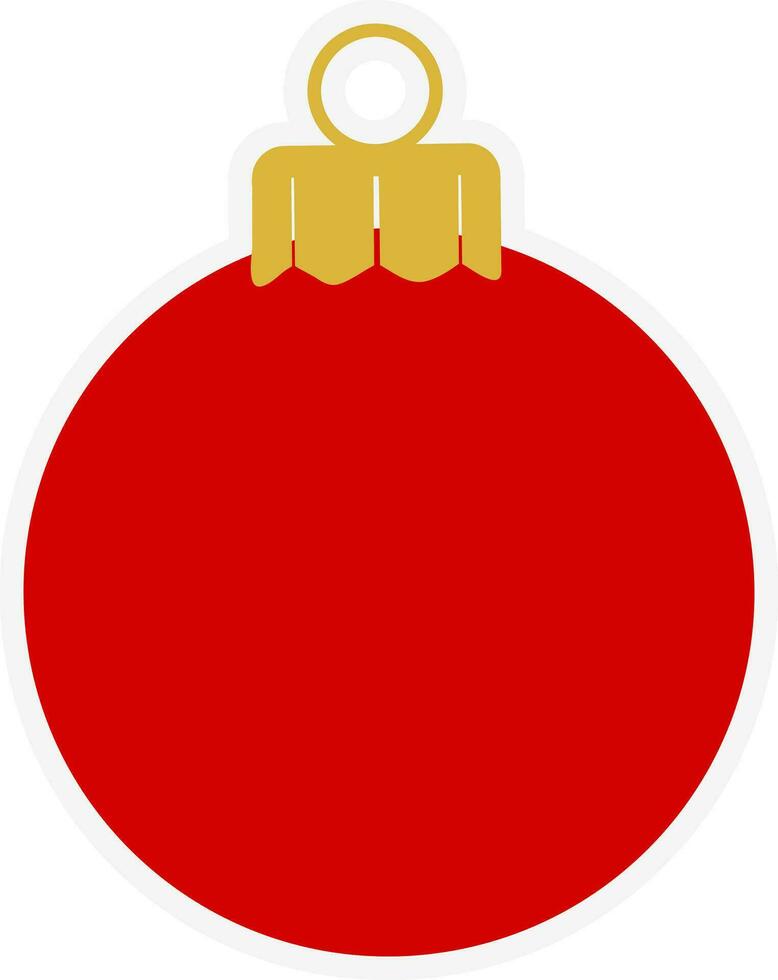 geïsoleerd illustratie van decoratief bal. vector