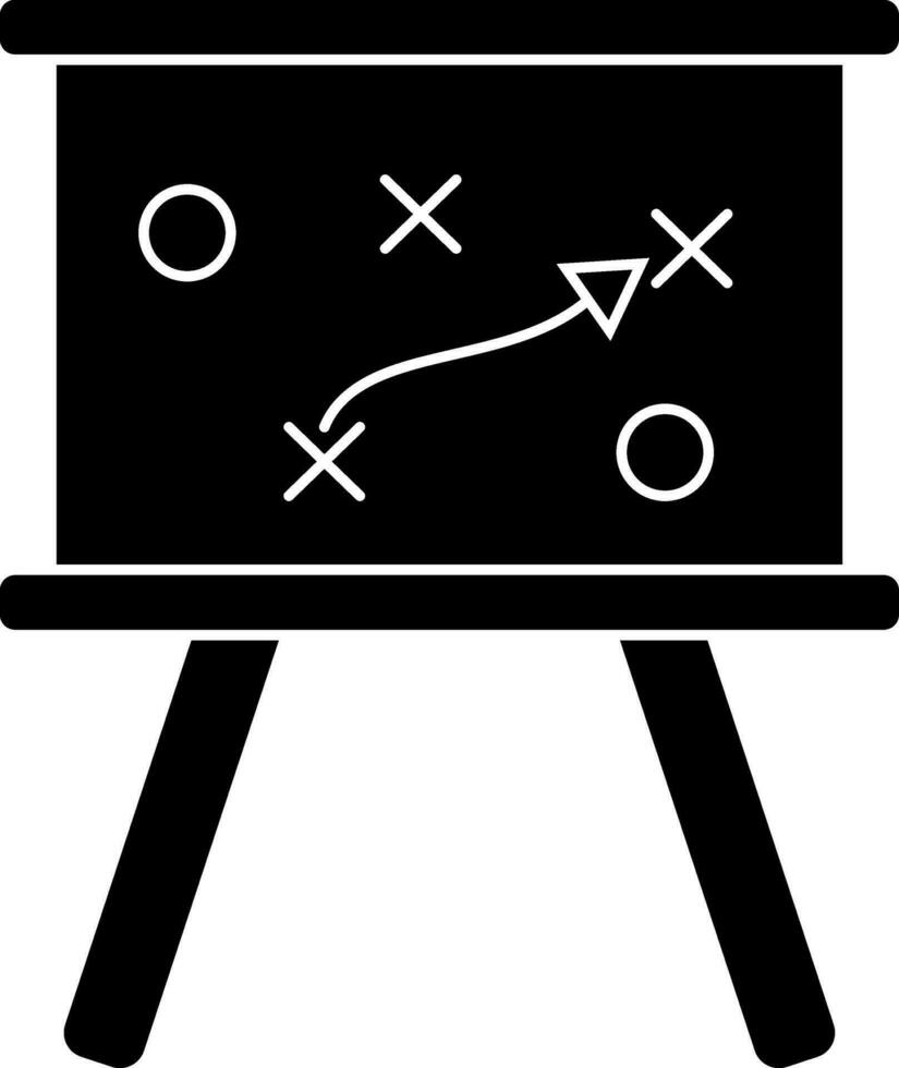 statistieken bord icoon in vlak stijl. vector