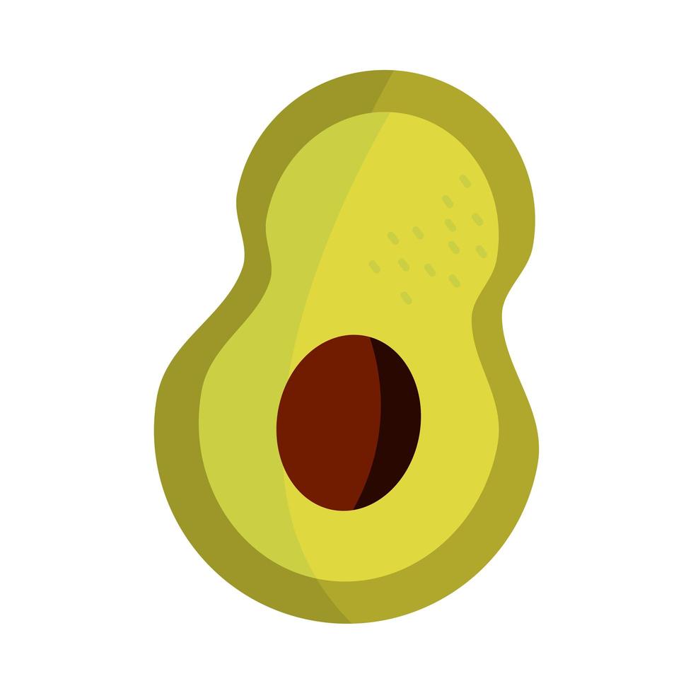 cinco de mayo half half avocado eten vector