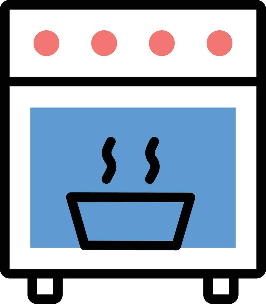 oven Koken vector illustratie Aan een achtergrond.premium kwaliteit symbolen.vector pictogrammen voor concept en grafisch ontwerp.