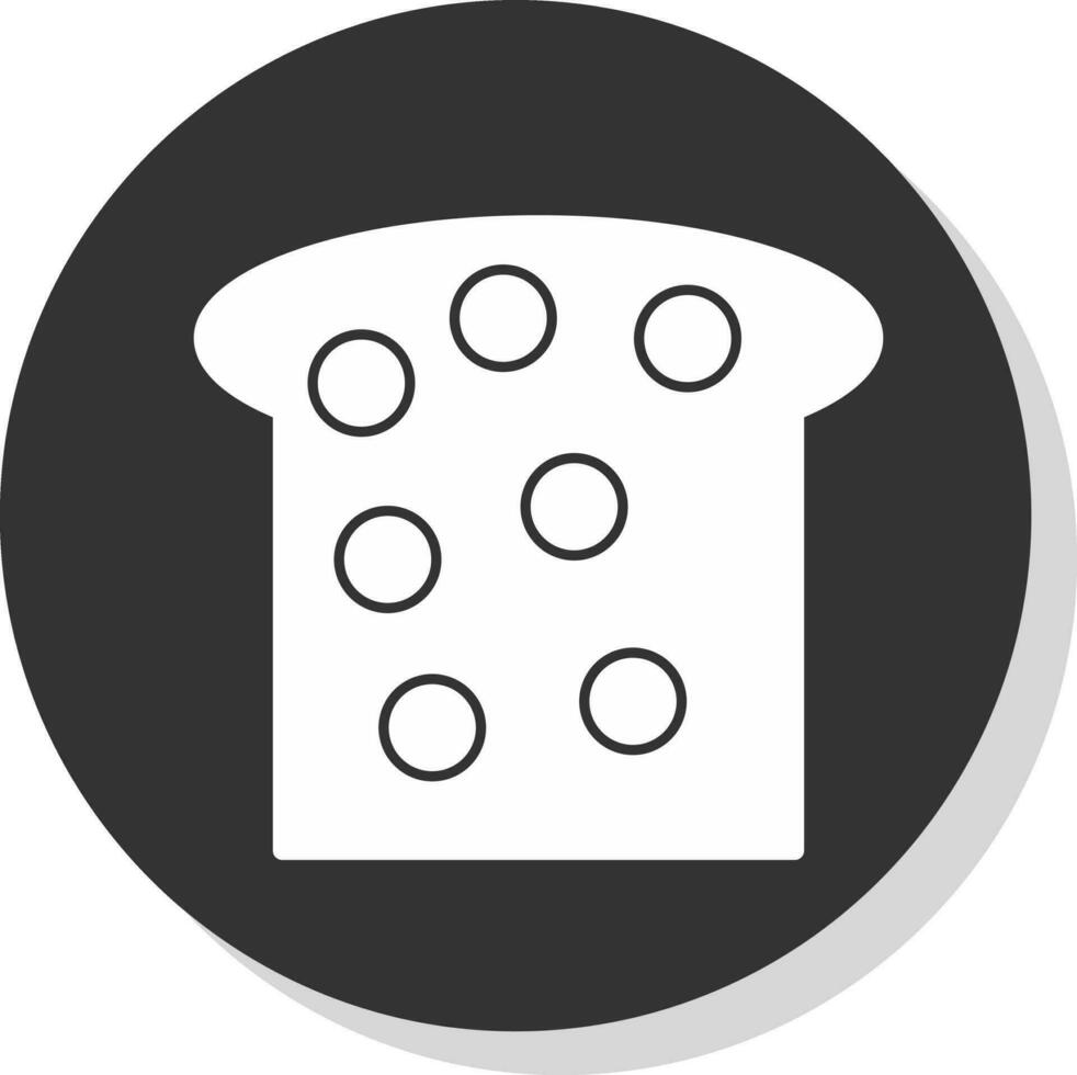 geroosterd brood vector icoon ontwerp