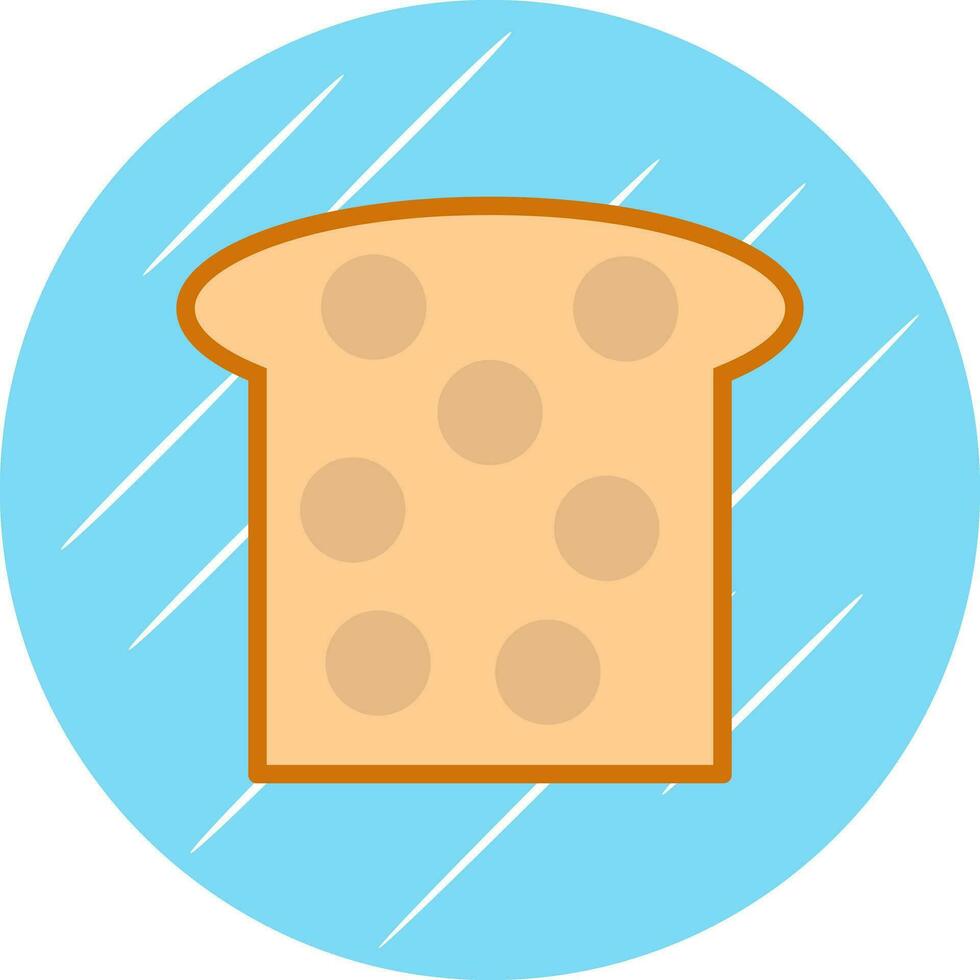 geroosterd brood vector icoon ontwerp