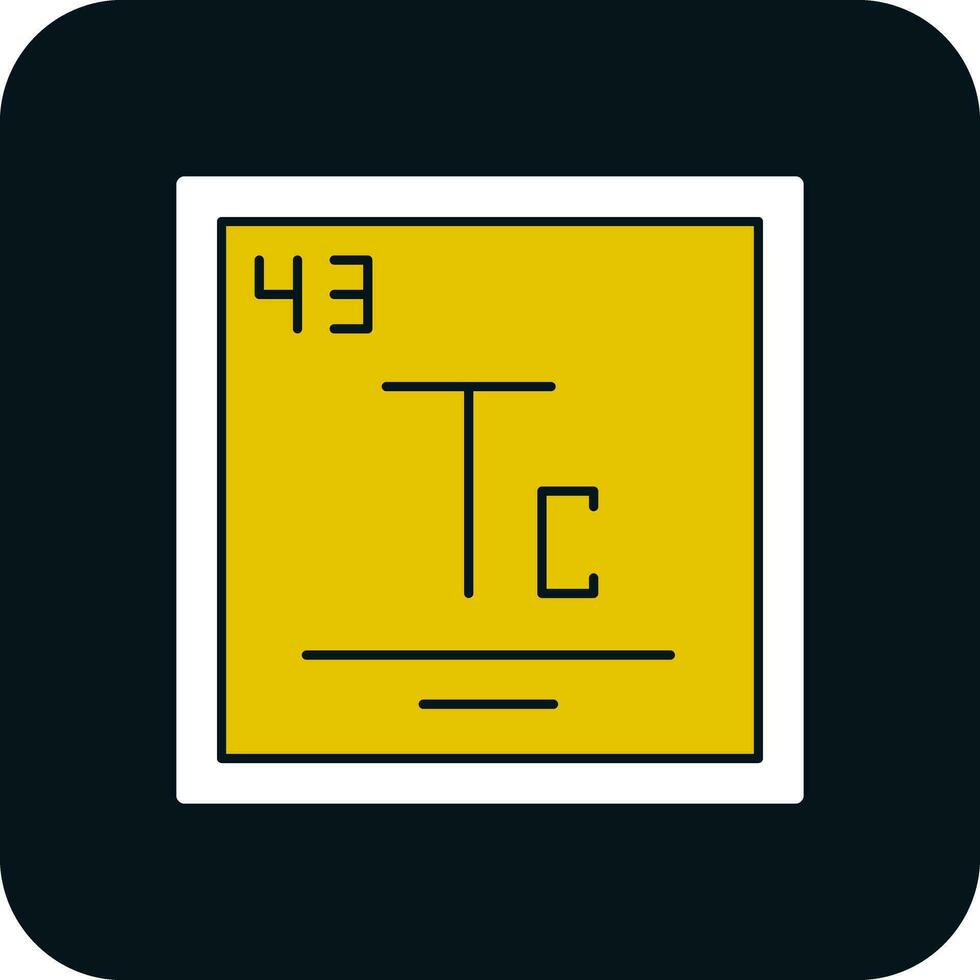 technetium vector icoon ontwerp