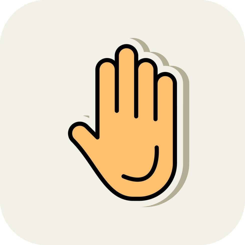 hand- vector icoon ontwerp