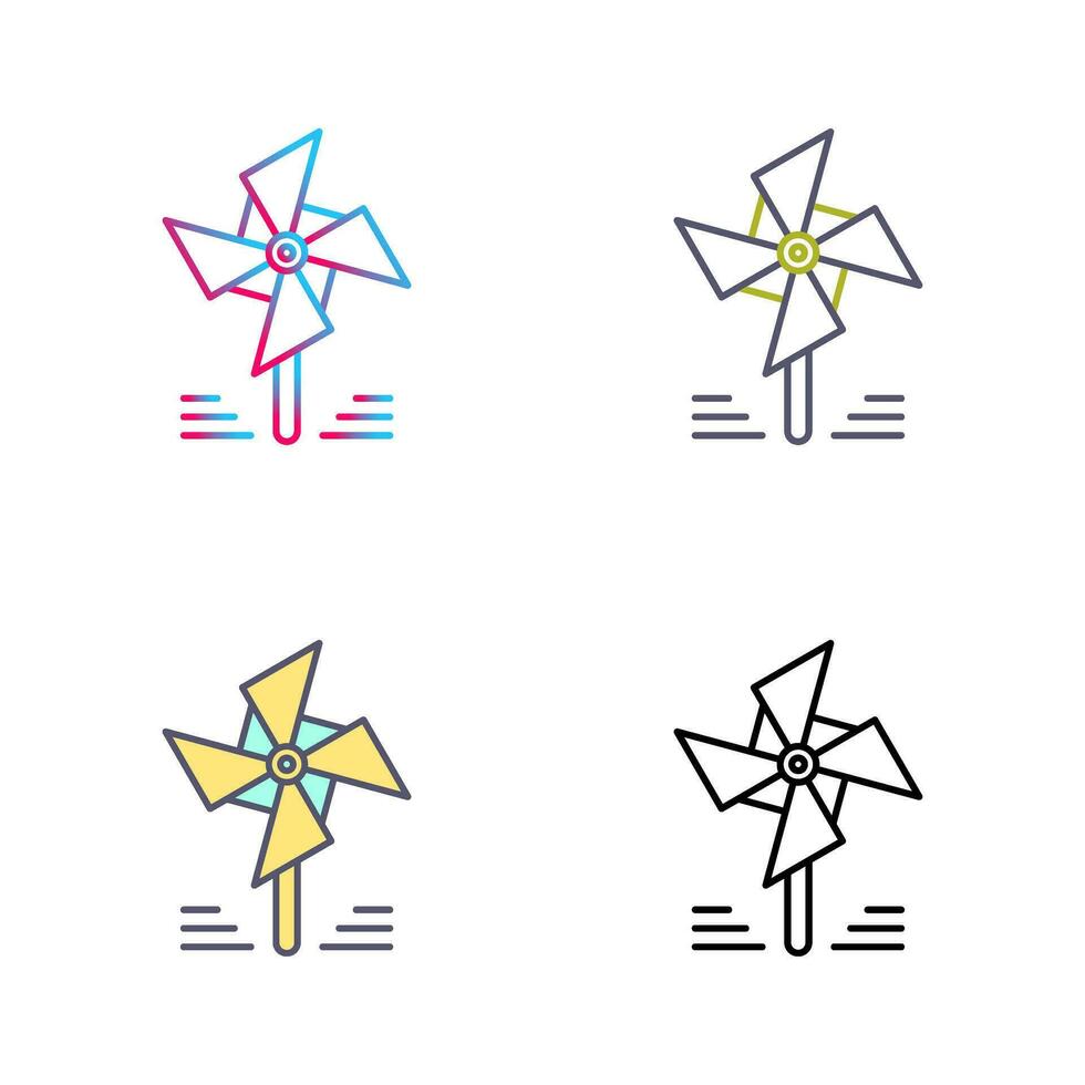 pinwheel vector icoon