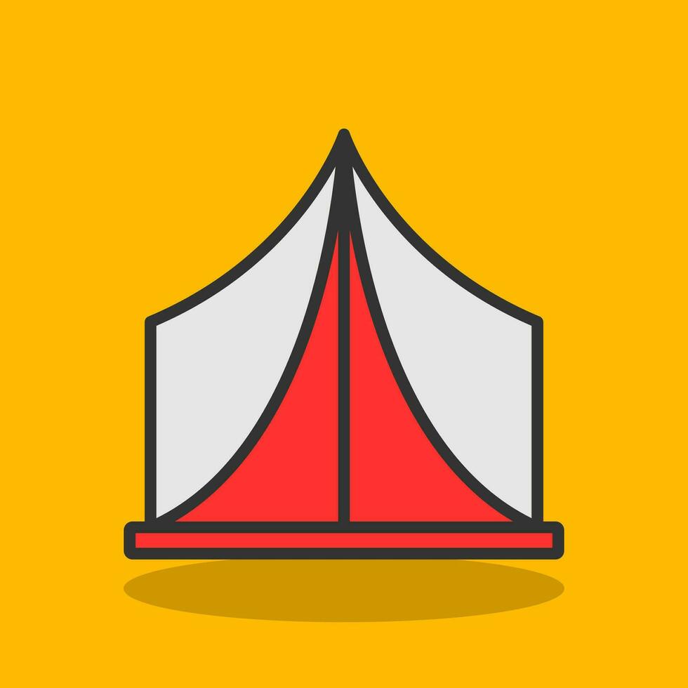 tent vector icoon ontwerp