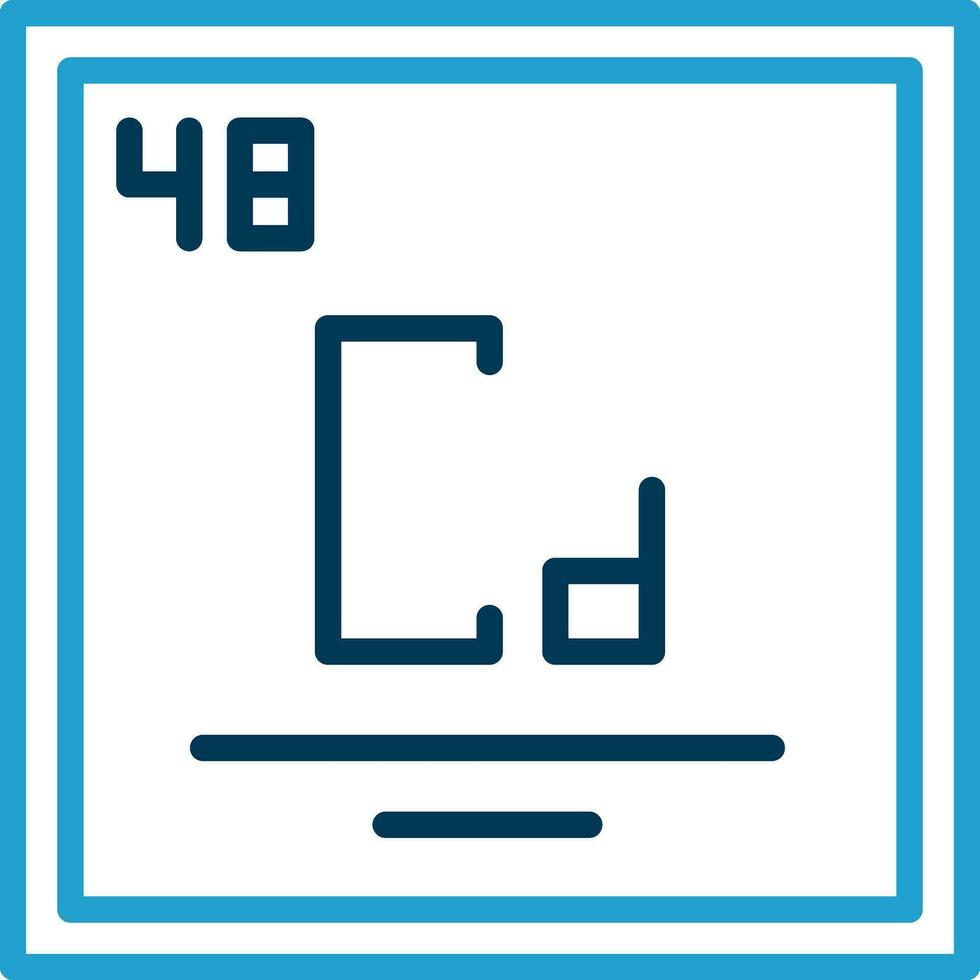 cadmium vector icoon ontwerp