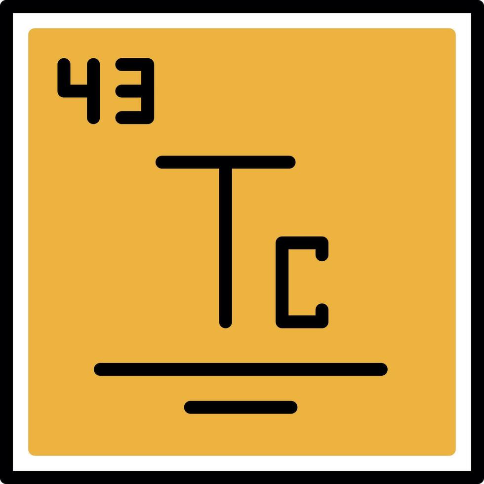 technetium vector icoon ontwerp