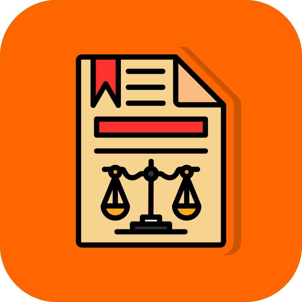 wettelijk document vector icoon ontwerp