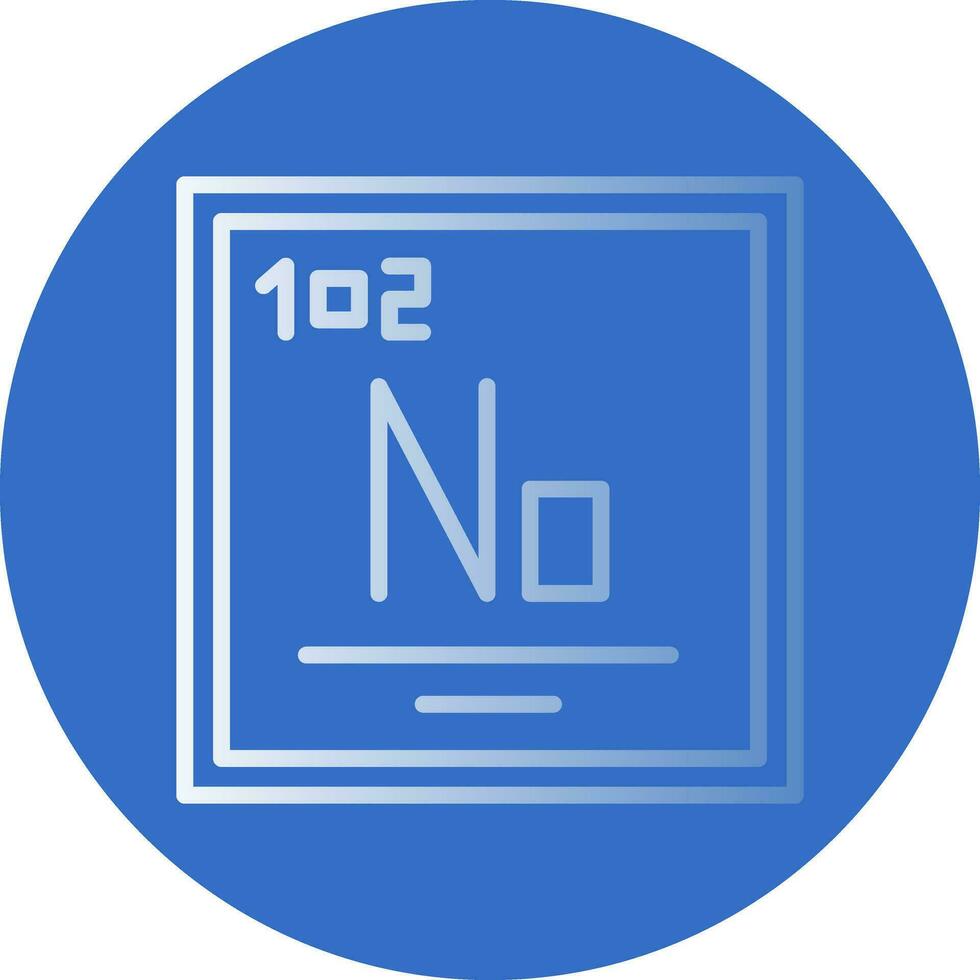 nobelium vector icoon ontwerp