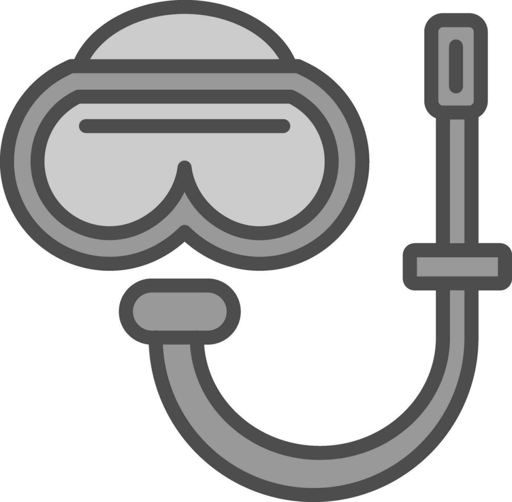 snorkel uitrusting vector icoon ontwerp
