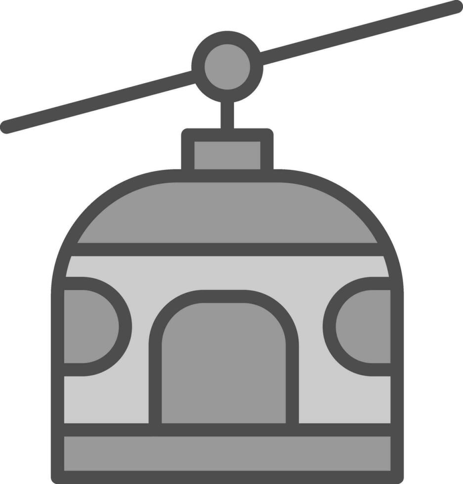 stoeltjeslift vector icoon ontwerp