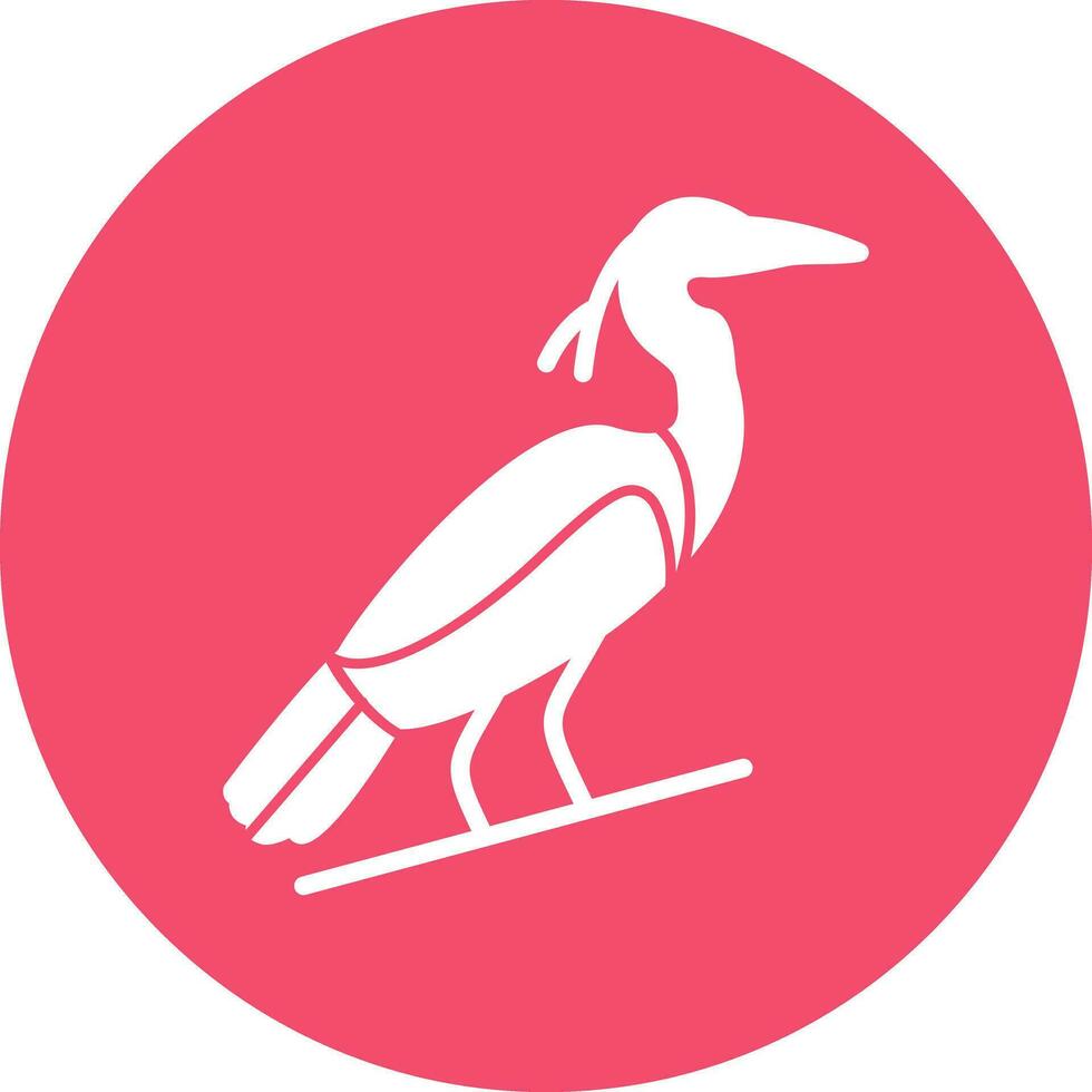 reiger vector icoon ontwerp