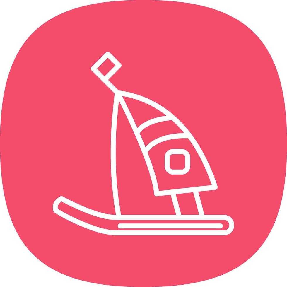 windsurfen vector icoon ontwerp