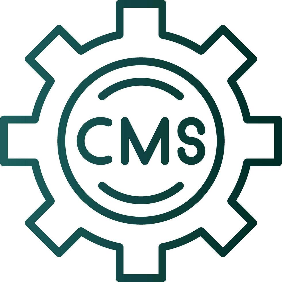 cms vector icoon ontwerp