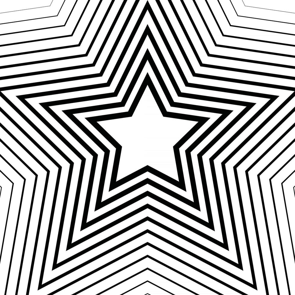 ster lijn patroon achtergrond vector