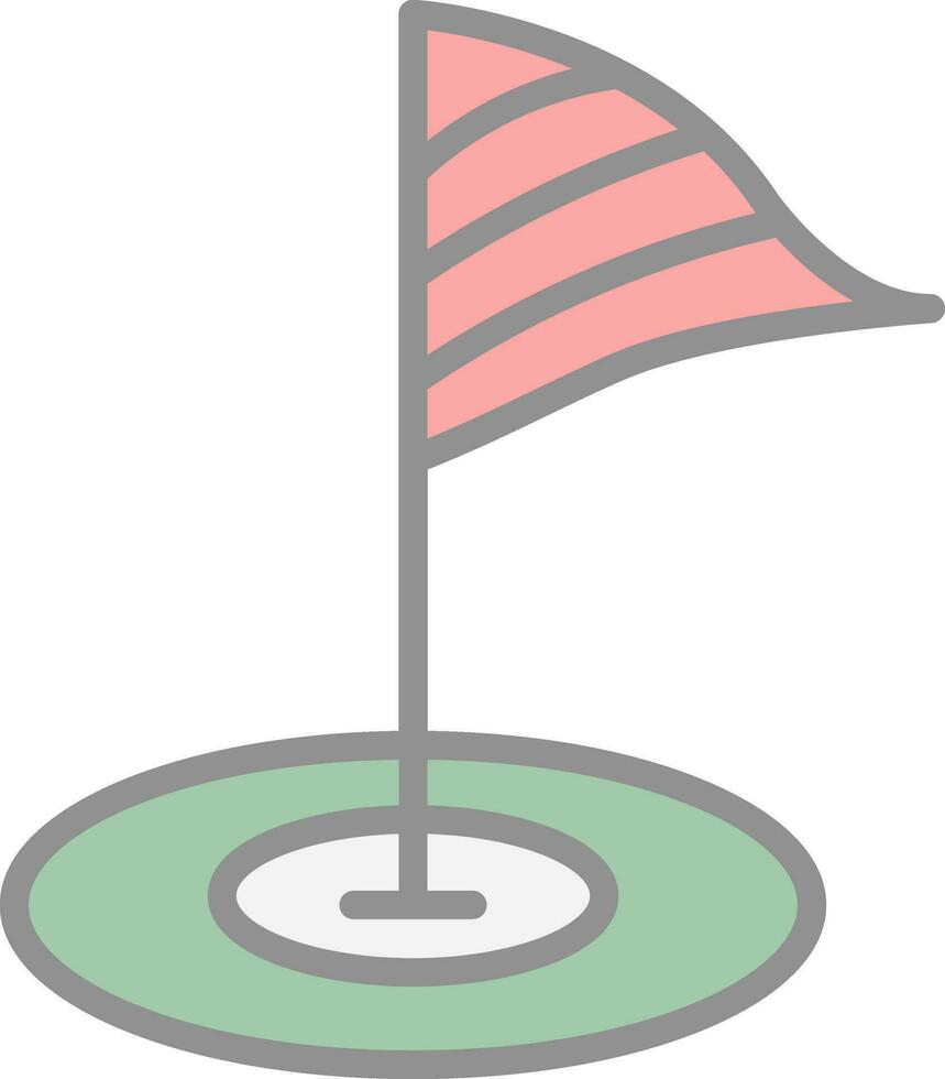 golf vlag vector icoon ontwerp