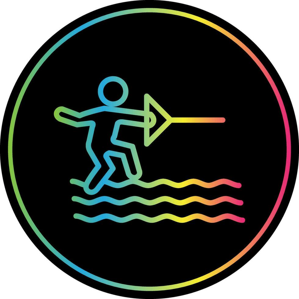 water ski vector icoon ontwerp