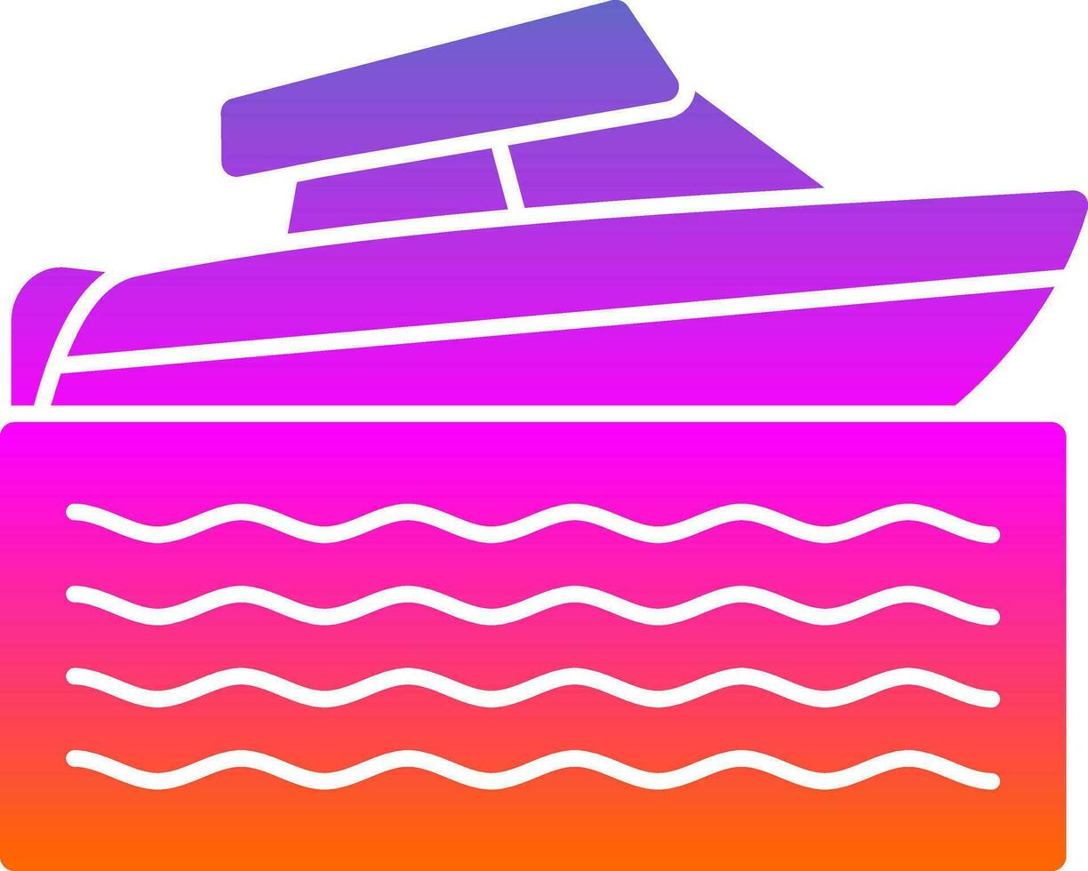 snelheid boot vector icoon ontwerp