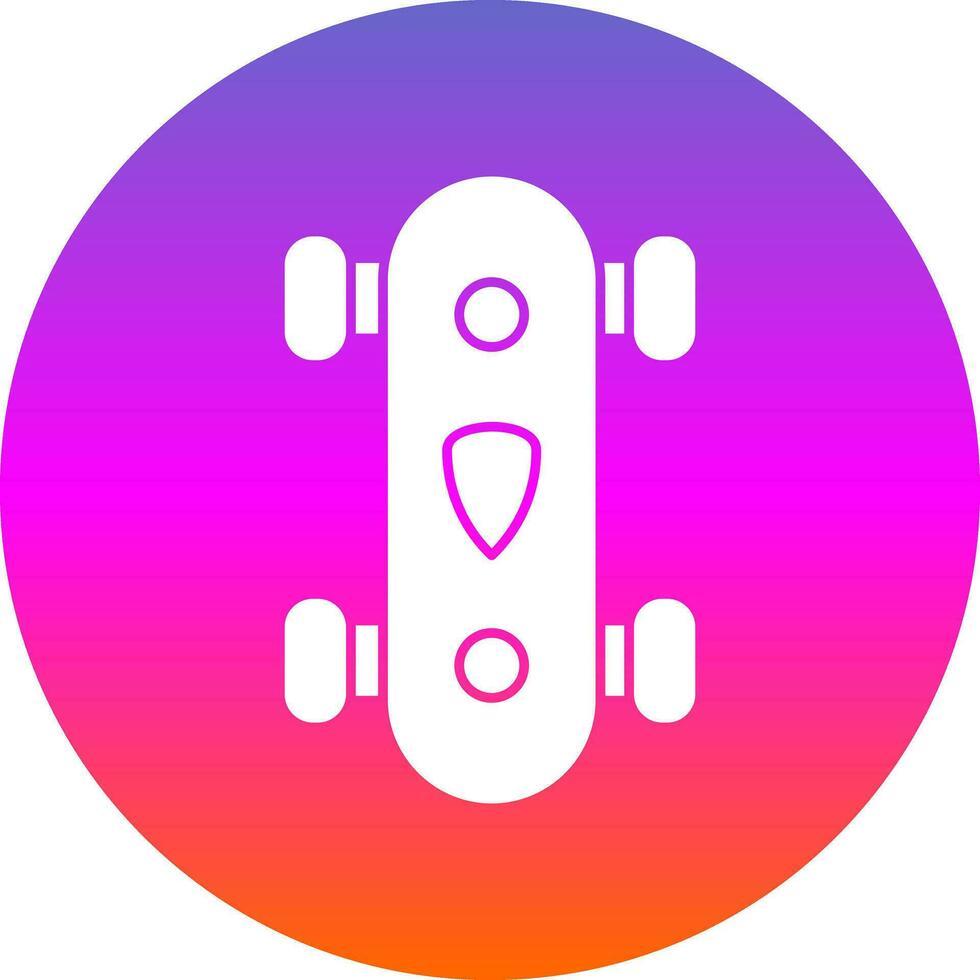 longboard vector icoon ontwerp