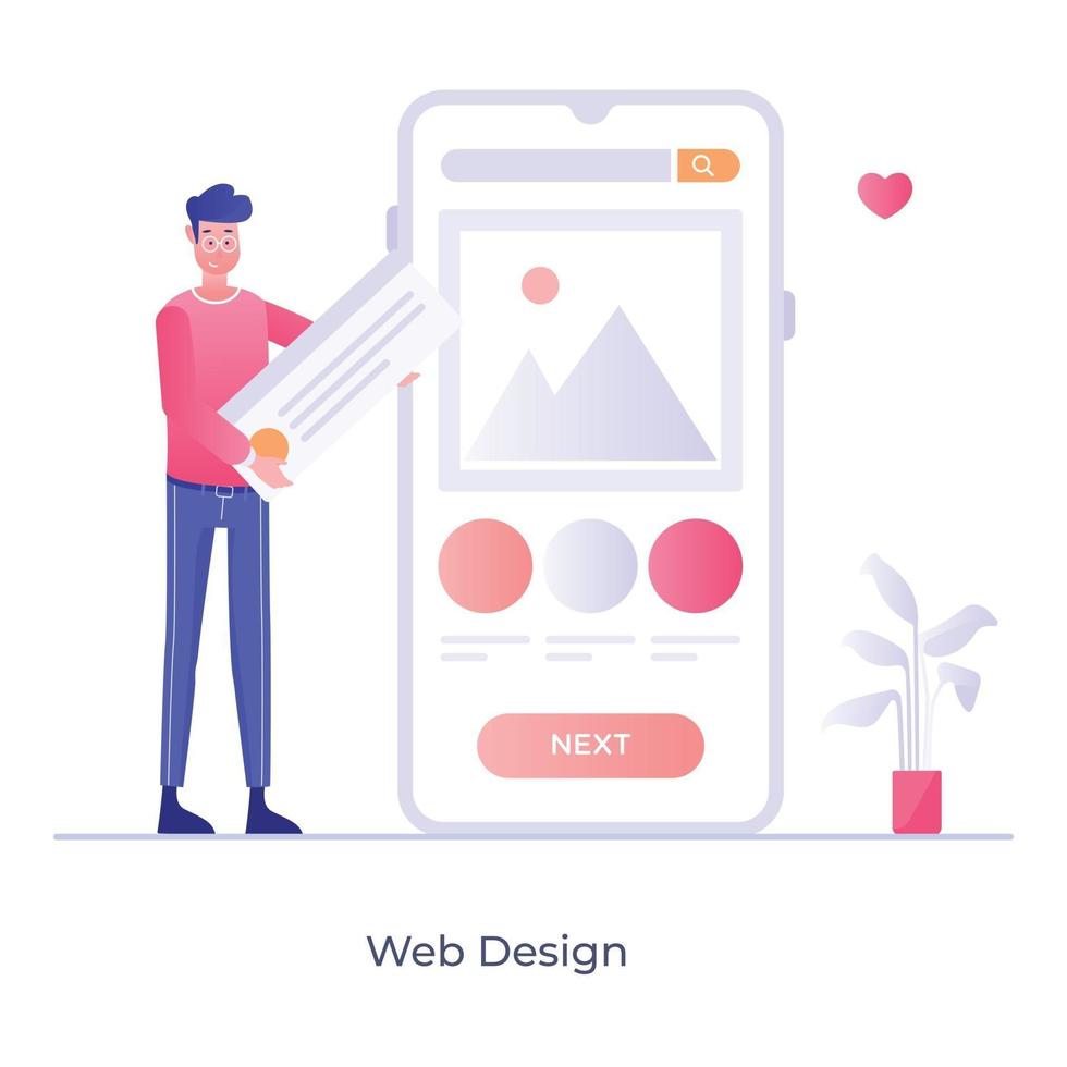 webdesign en grafisch vector