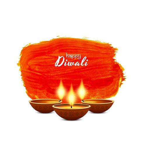 Abstracte gelukkige Diwali-achtergrond vector