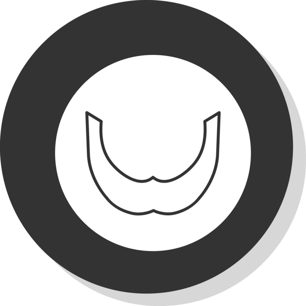 baard vector icoon ontwerp
