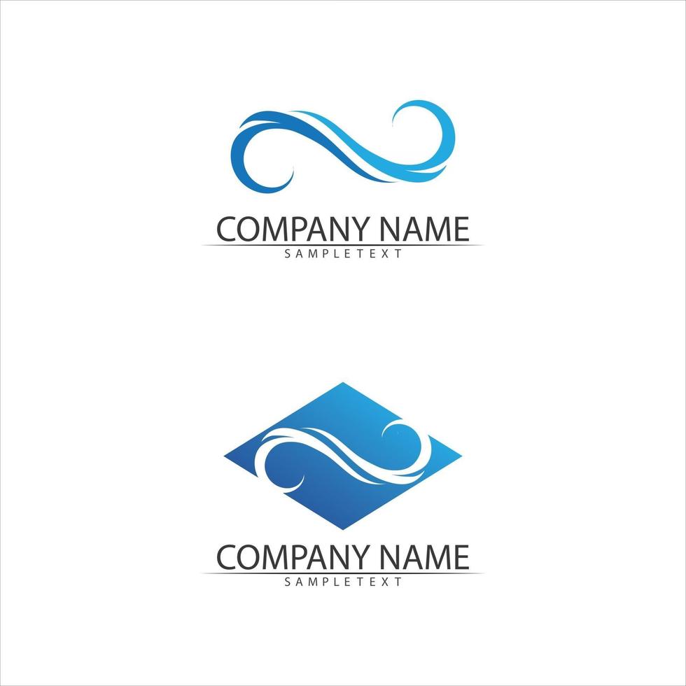 waterdruppel logo sjabloon vector