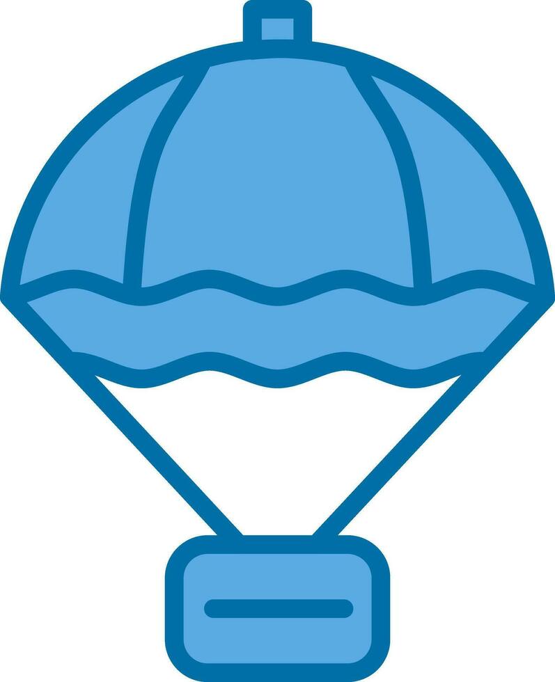 parachute vector icoon ontwerp