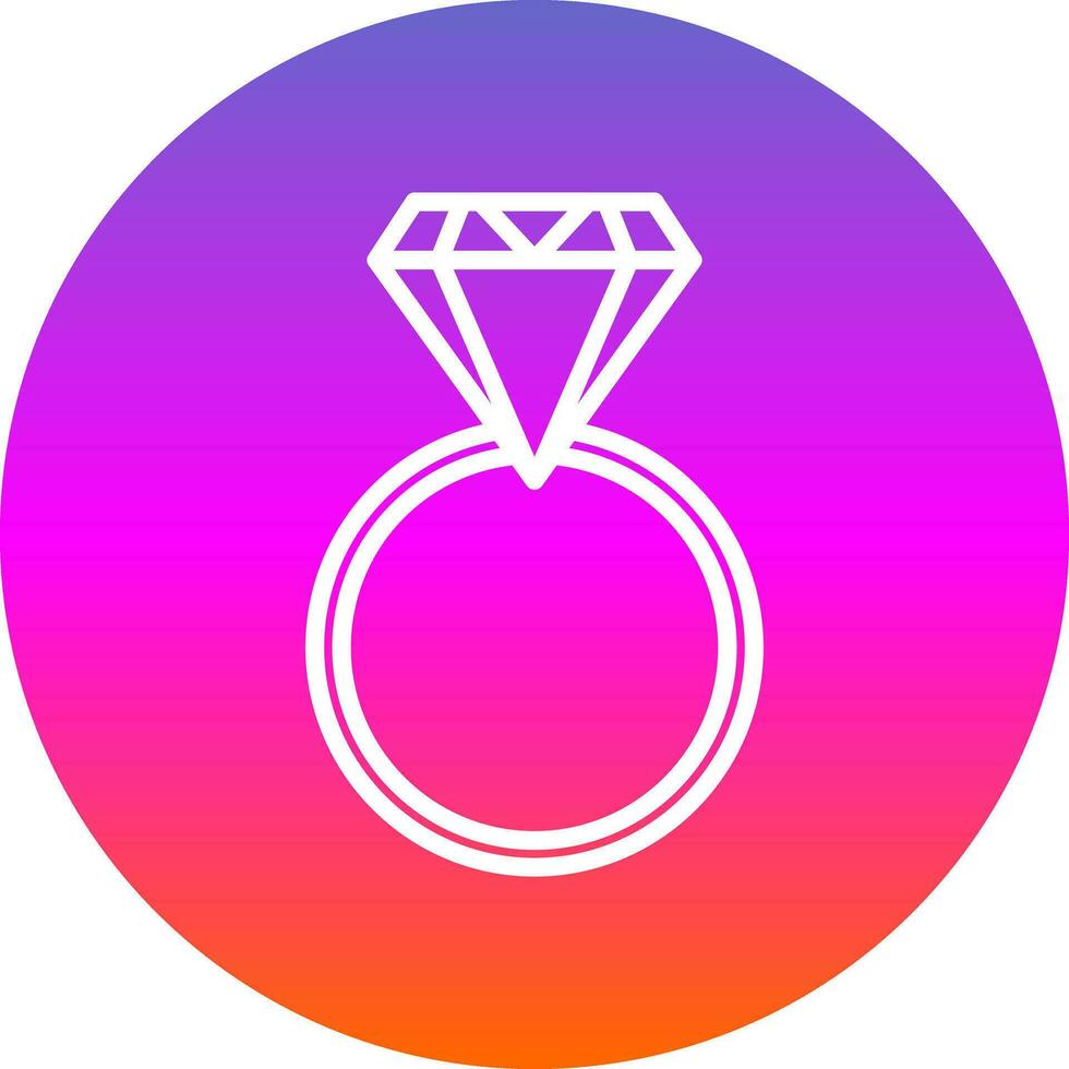 diamant ring vector icoon ontwerp