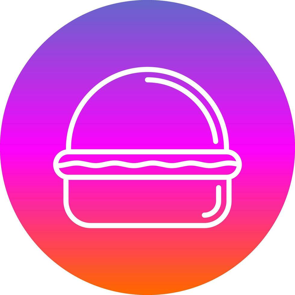 Hamburger vector icoon ontwerp